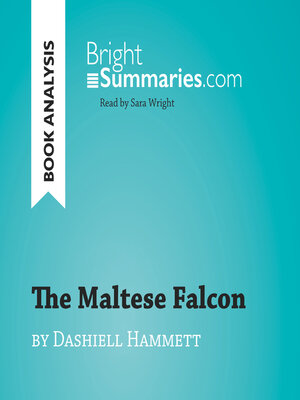 cover image of The Maltese Falcon by Dashiell Hammett (Book Analysis)